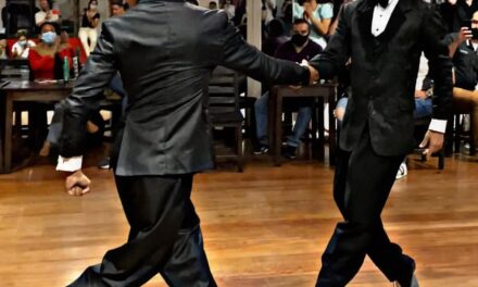 You should see how these two gentlemen dancing with each other!